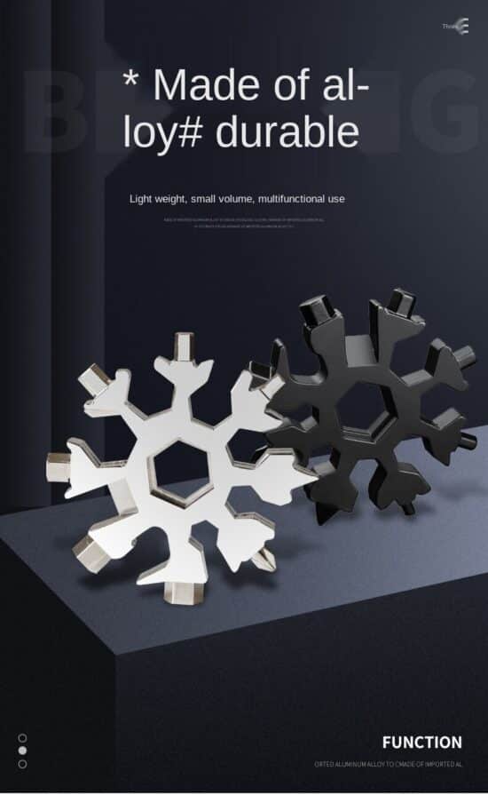 18-in-1 Stainless Steel Snowflakes Multi-Tool - Cartnoova