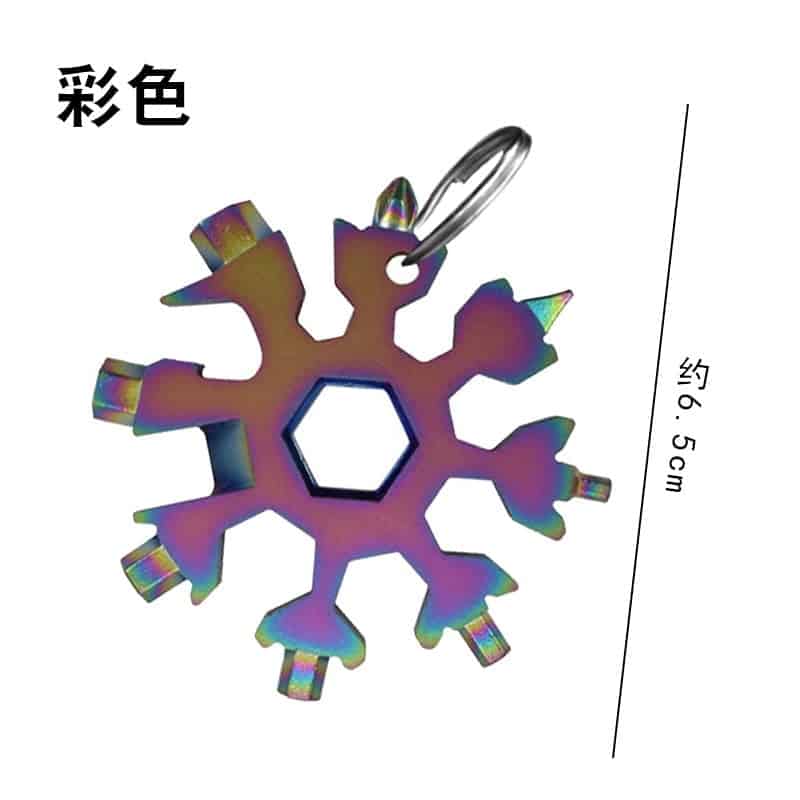 18-in-1 Stainless Steel Snowflakes Multi-Tool - Cartnoova