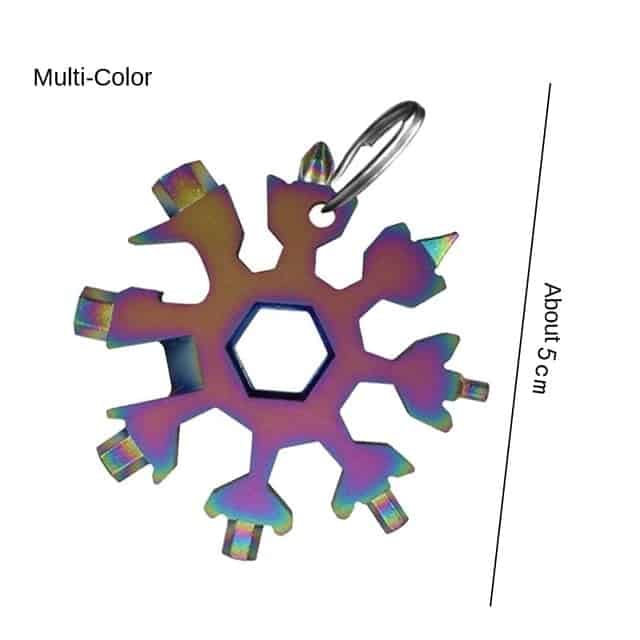 18-in-1 Stainless Steel Snowflakes Multi-Tool - Cartnoova