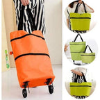 2 In 1 Foldable Waterproof Shopping Cart - Cartnoova
