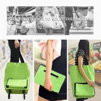 2 In 1 Foldable Waterproof Shopping Cart - Cartnoova