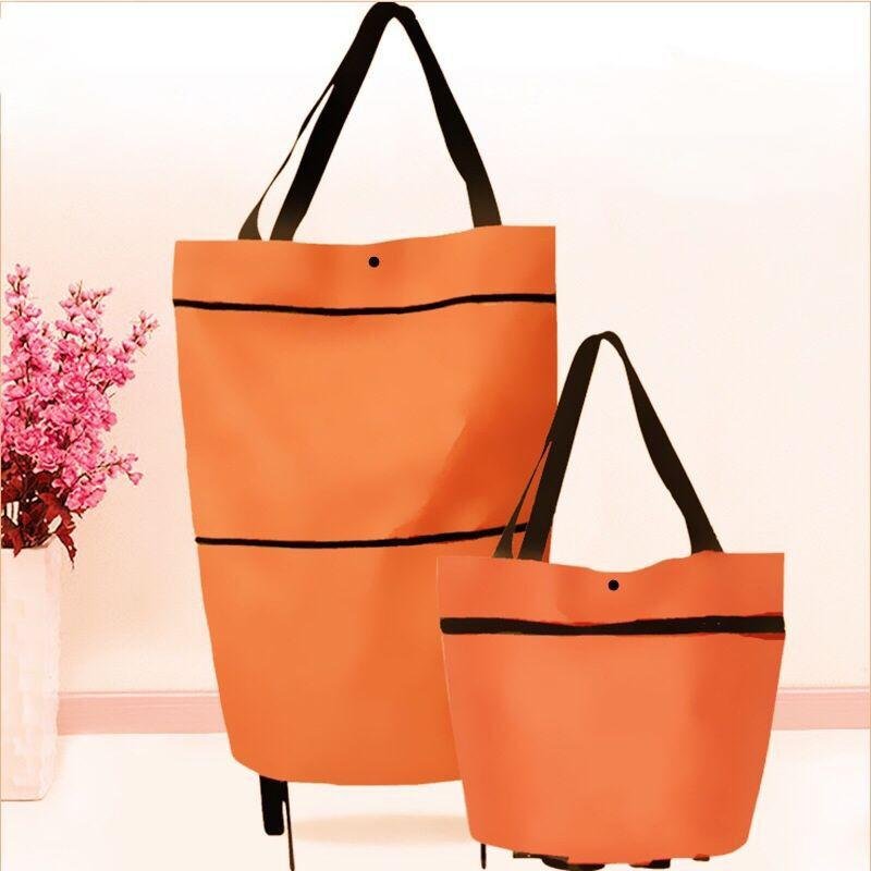 2 In 1 Foldable Waterproof Shopping Cart - Cartnoova