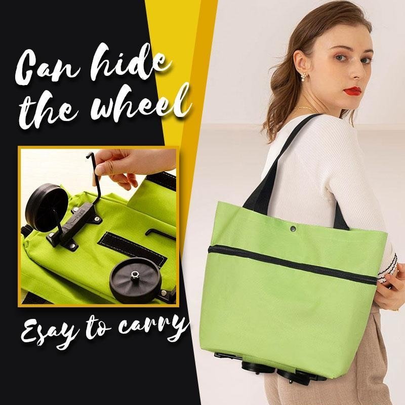 2 In 1 Foldable Waterproof Shopping Cart - Cartnoova
