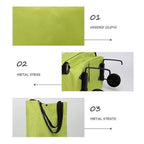 2 In 1 Foldable Waterproof Shopping Cart - Cartnoova