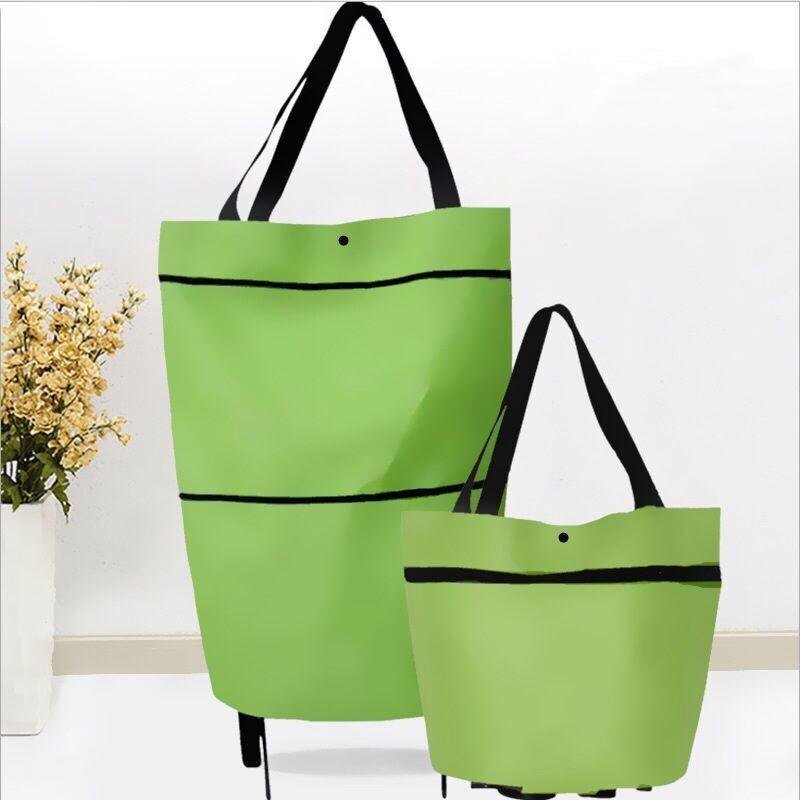 2 In 1 Foldable Waterproof Shopping Cart - Cartnoova