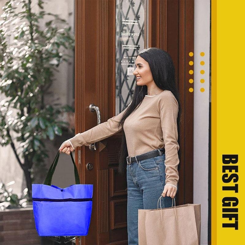 2 In 1 Foldable Waterproof Shopping Cart - Cartnoova