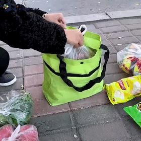 2 In 1 Foldable Waterproof Shopping Cart - Cartnoova