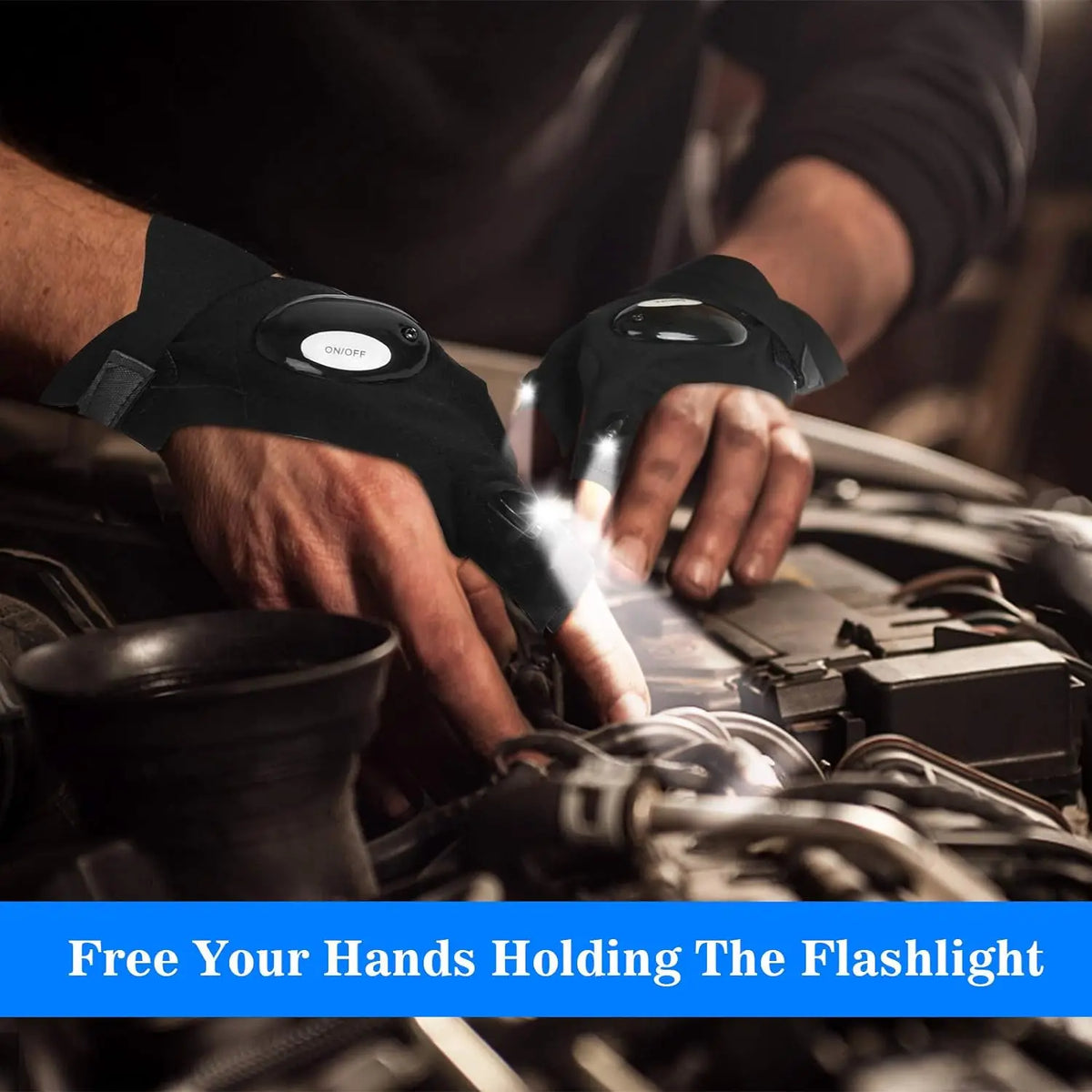 LightGrip™ LED Work Gloves