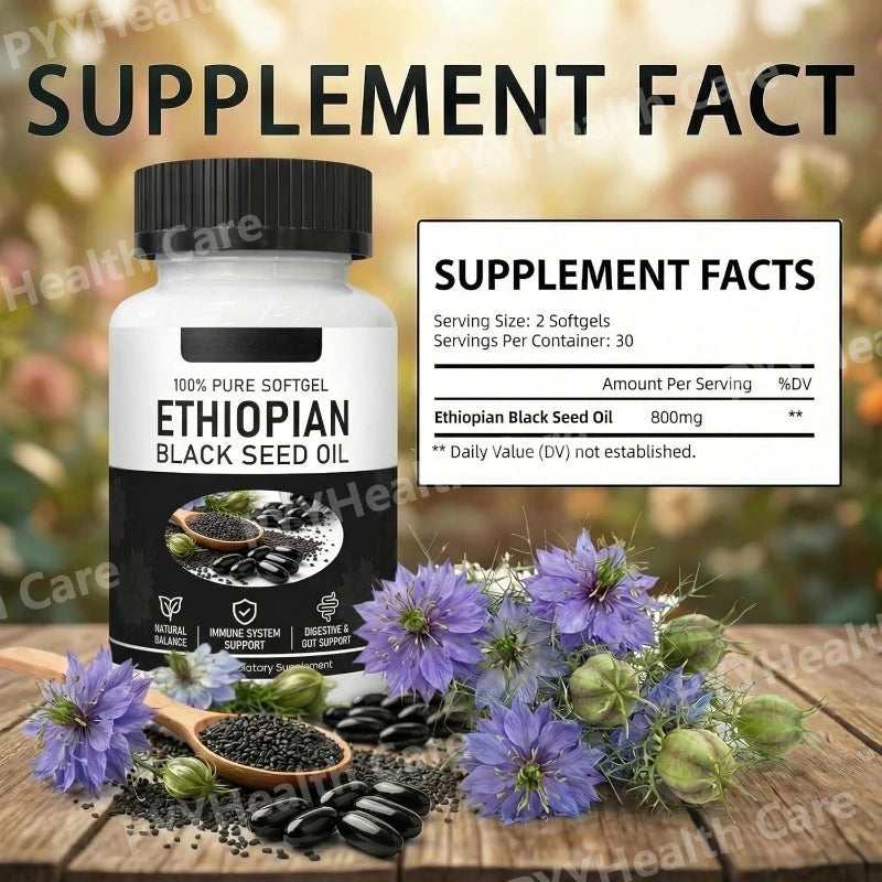 Cartnoova™ Ethiopian Black Seed Oil Softgels