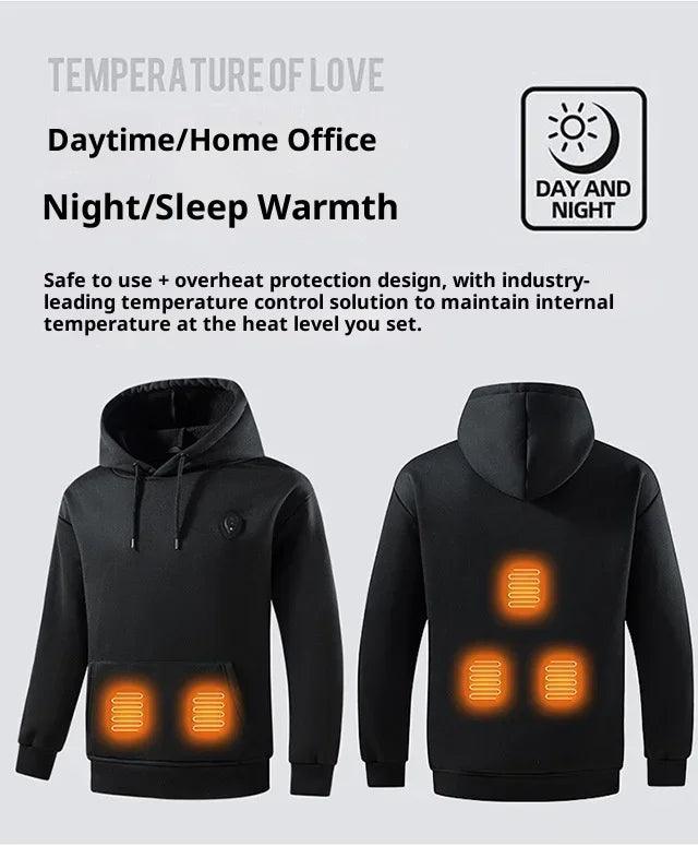 HeatCore™ Smart Heated Jacket – 3-Level Adjustable Winter Heating Coat