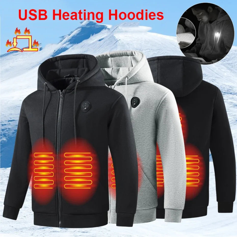 HeatCore™ Smart Heated Jacket – 3-Level Adjustable Winter Heating Coat