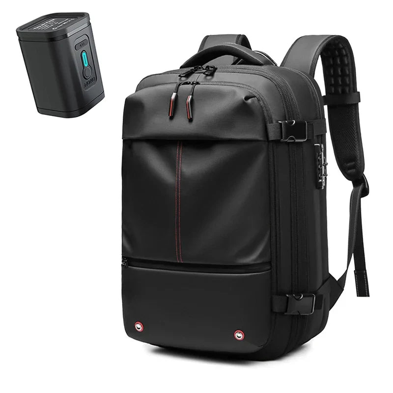 PackFlex backpack with electric vacuum pump