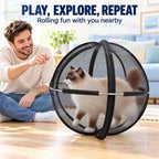 Title: PurrSphere™ 360° Pop-Up Cat Playpen
