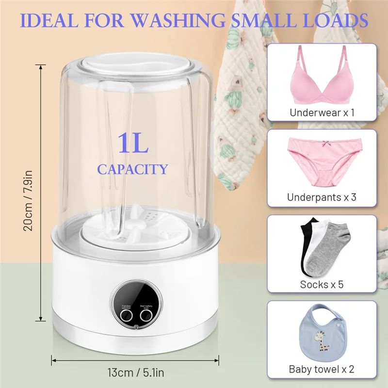 Compact Small Washing Machine™