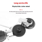 Drill-Powered Sheet Metal Cutter Head Burr-Free Disc Shear™