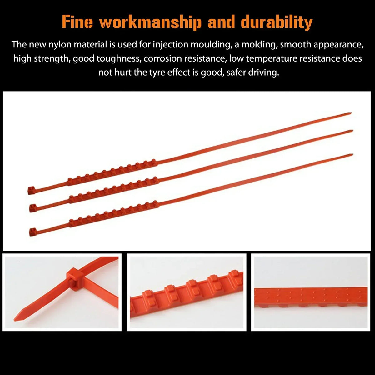 SnowGrip™ Emergency Tire Straps