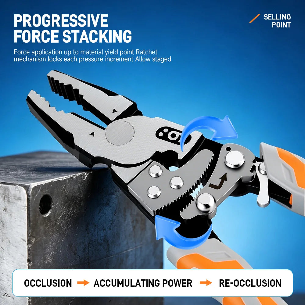 RatchetPro™ Wire Pliers