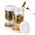 Flip & Drain™ Pickle Strainer Jar – 34oz