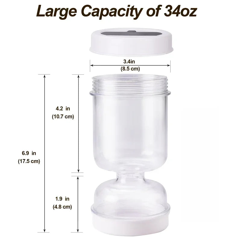 Flip & Drain™ Pickle Strainer Jar – 34oz
