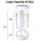 Flip & Drain™ Pickle Strainer Jar – 34oz