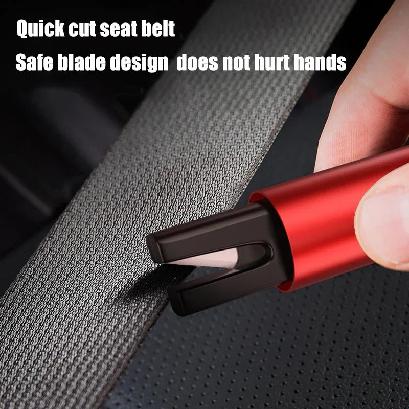SafetyStrike protected seatbelt cutter