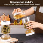 Flip & Drain™ Pickle Strainer Jar – 34oz