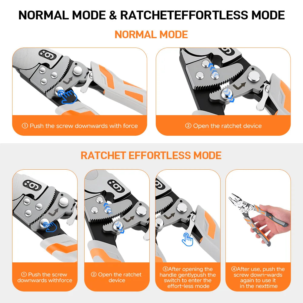 RatchetPro™ Wire Pliers
