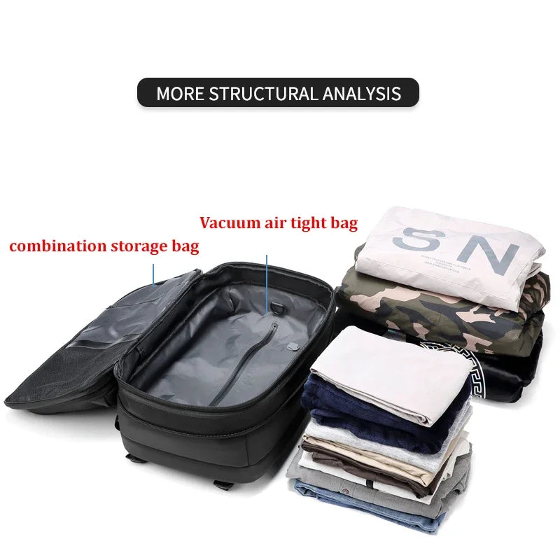 PackFlex vacuum airtight clothing compartment