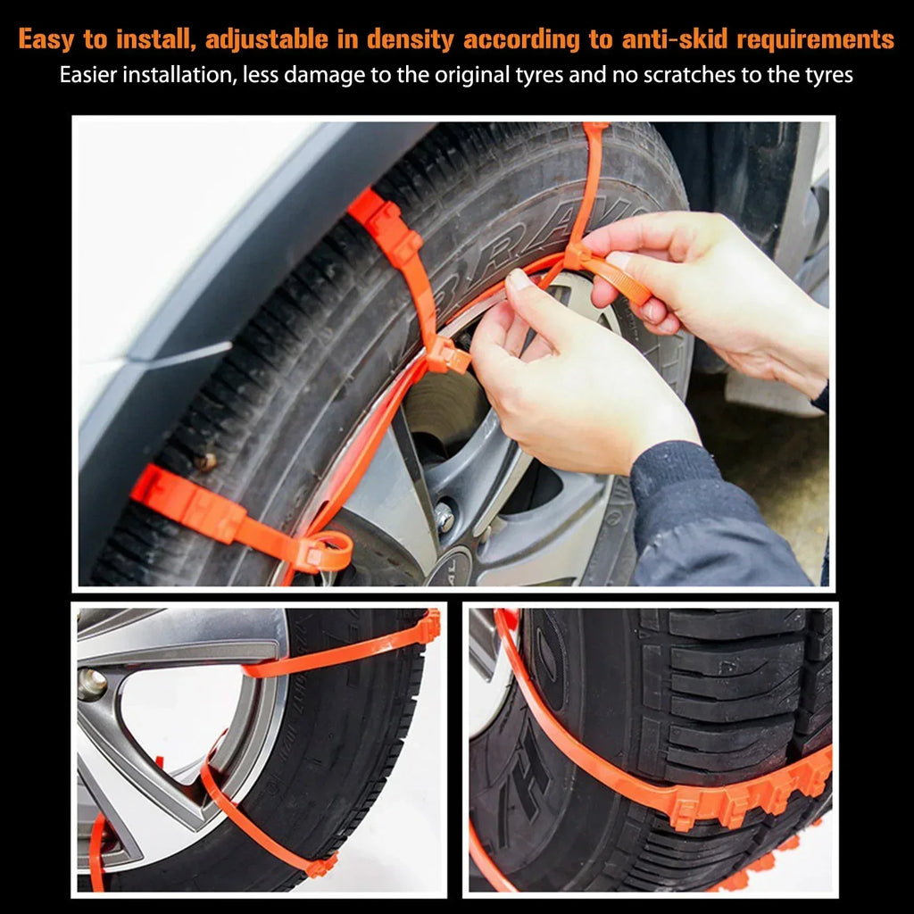 SnowGrip™ Emergency Tire Straps