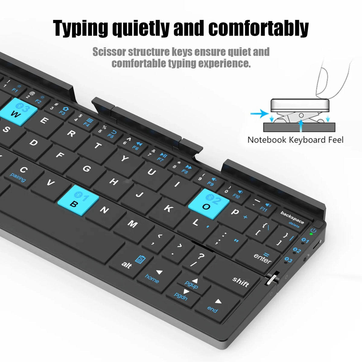 FoldBoard   - Bluetooth Foldable Keyboard™
