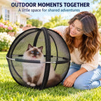 Title: PurrSphere™ 360° Pop-Up Cat Playpen