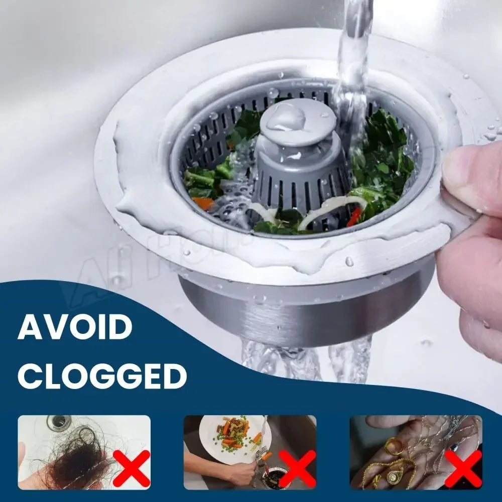 3-in-1 Kitchen Sink Strainer™