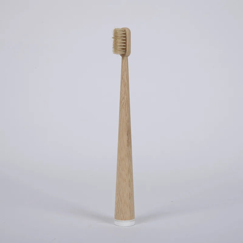 Cartnoova Boar Bristle Bamboo Toothbrushes – 4 Pack [Full Set]