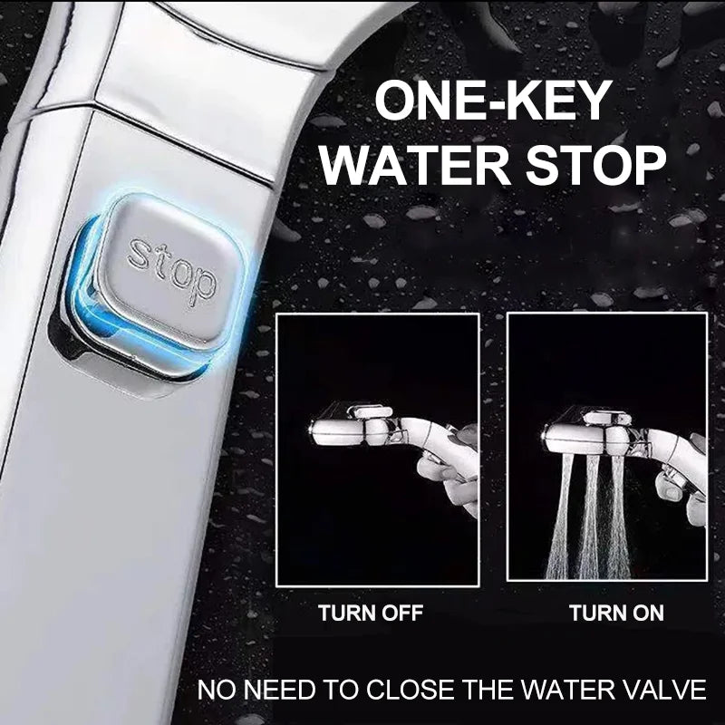 RainFlow -  4 Mode Adjustable Handheld Shower Head™
