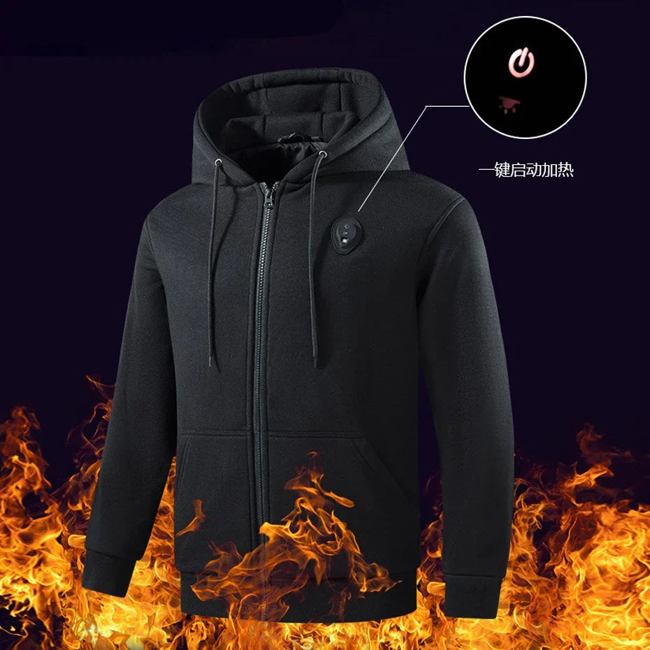 HeatCore™ Smart Heated Jacket – 3-Level Adjustable Winter Heating Coat