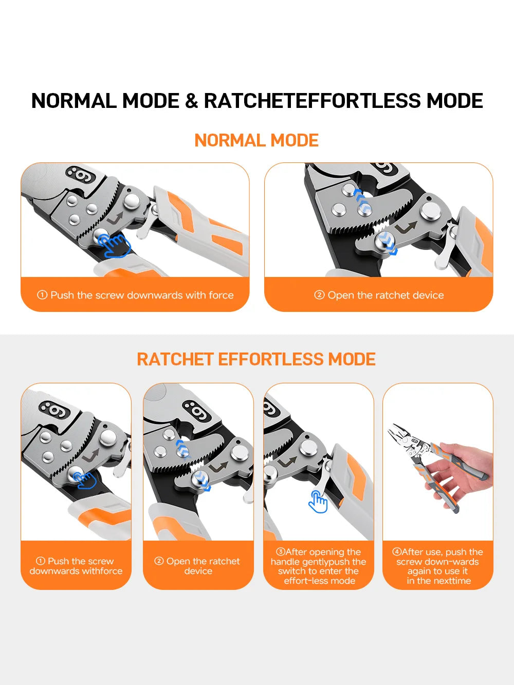 RatchetPro™ Wire Pliers