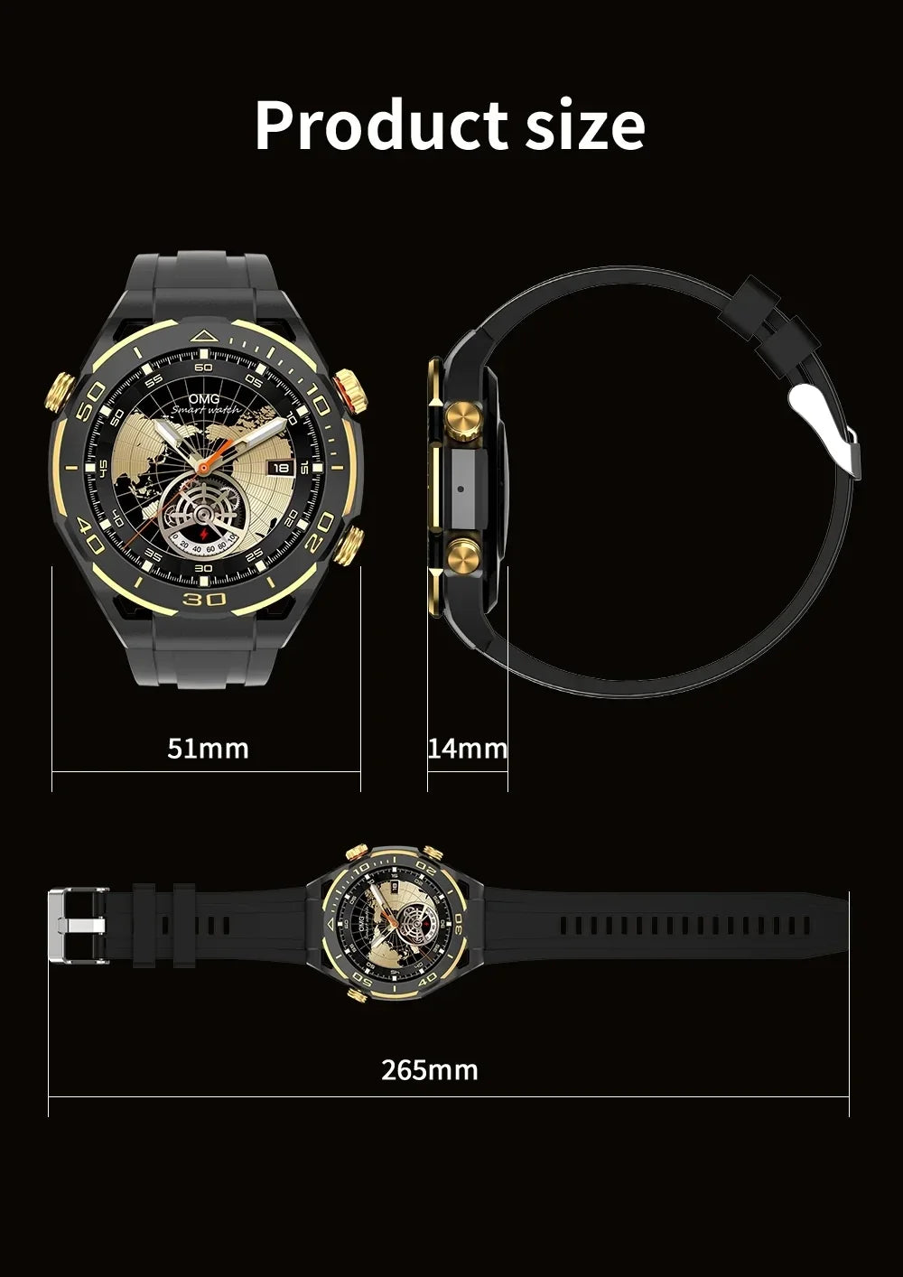 AlphaTech - Multifunctional Bluetooth Casual Smart Watch™