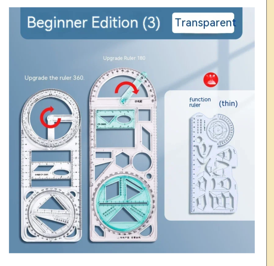 GeoDraw™ Multifunction Geometry Ruler