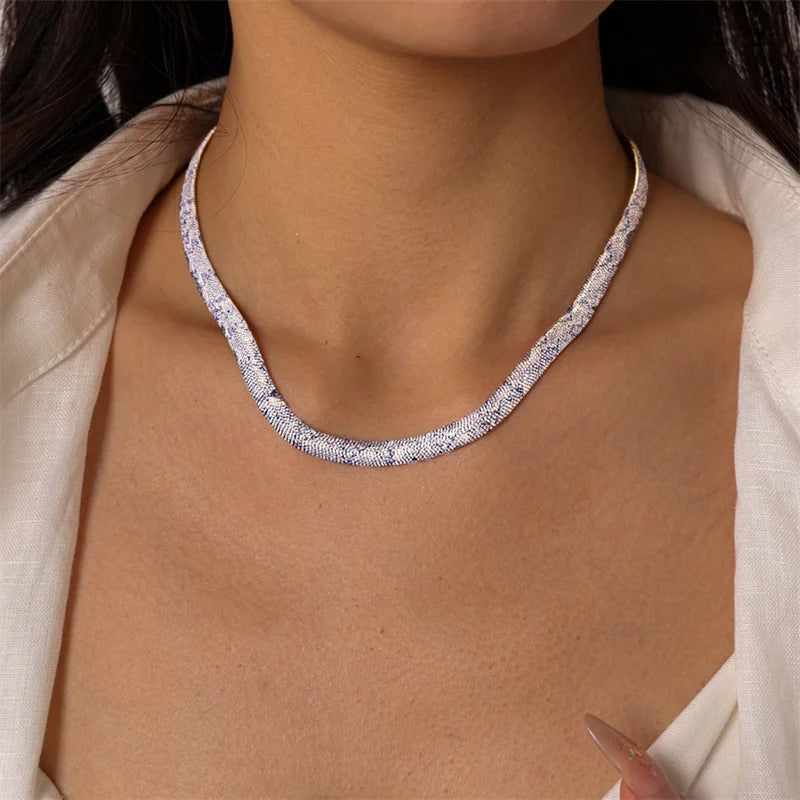 Serpenta™ Snake-Print Egyptian Necklace