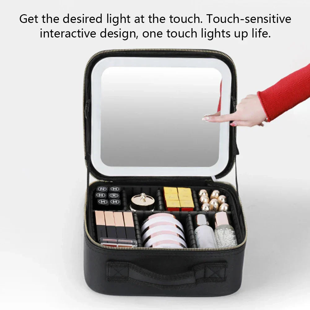 GlowGuard - Smart LED Cosmetic Bag™