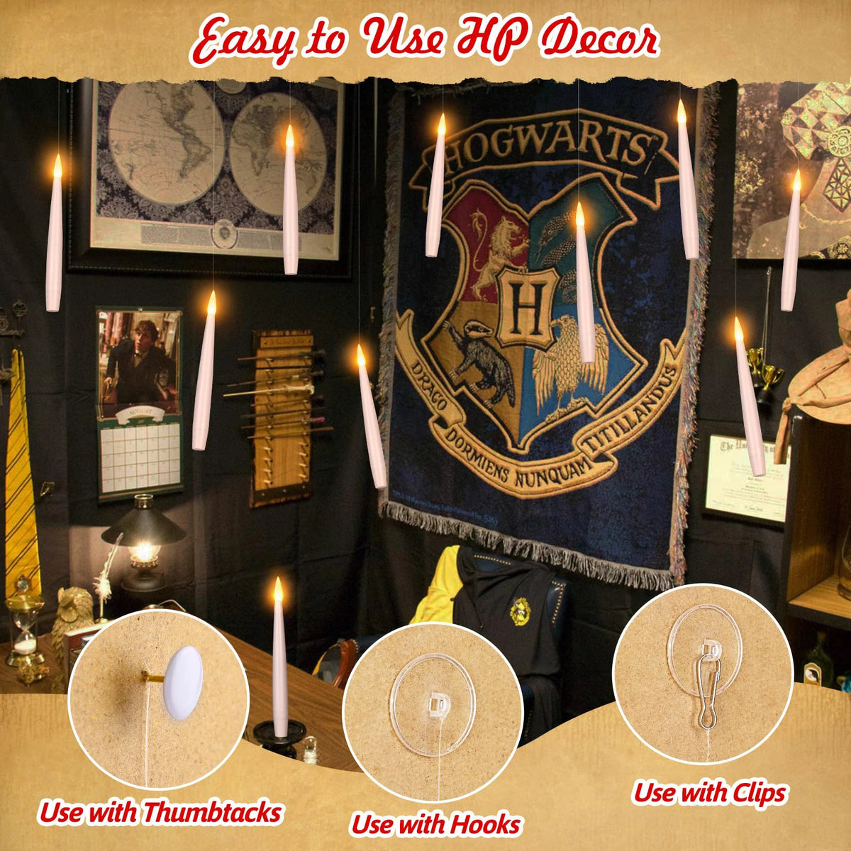 FloatGlow™ Magic Floating Candles