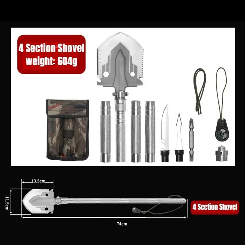 16-in-1 Tactical Survival Camping Shovel™