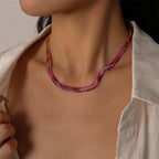 Serpenta™ Snake-Print Egyptian Necklace