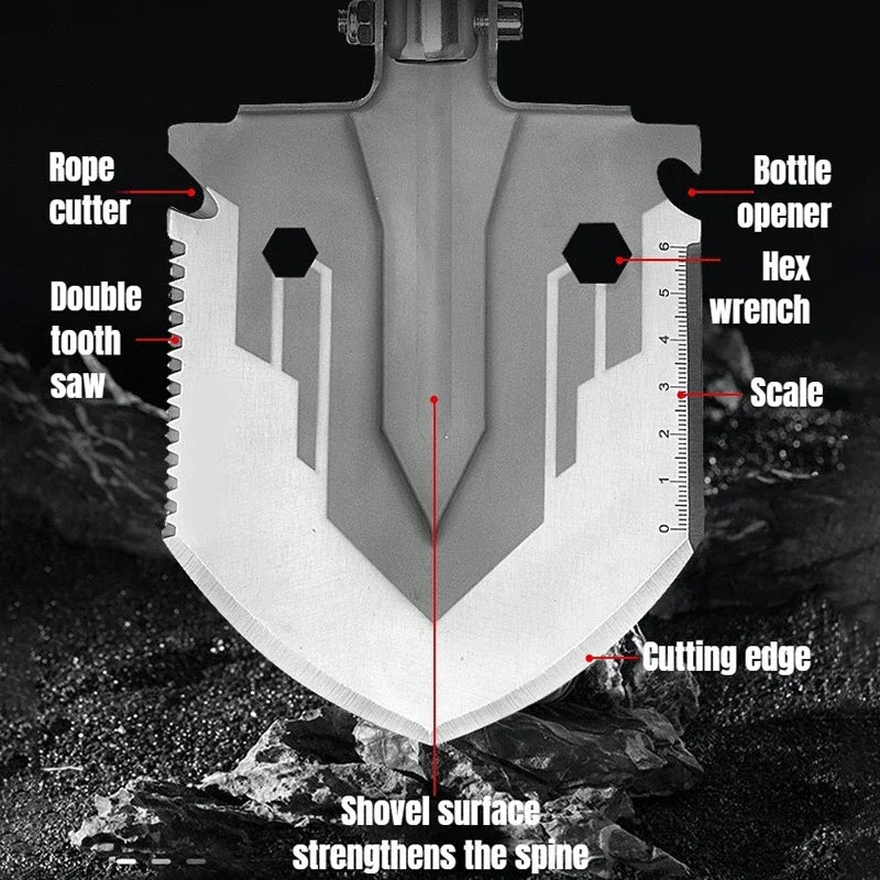 16-in-1 Tactical Survival Camping Shovel™