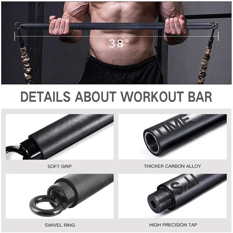 PowerBands - Exercise Band And Bar Kit™