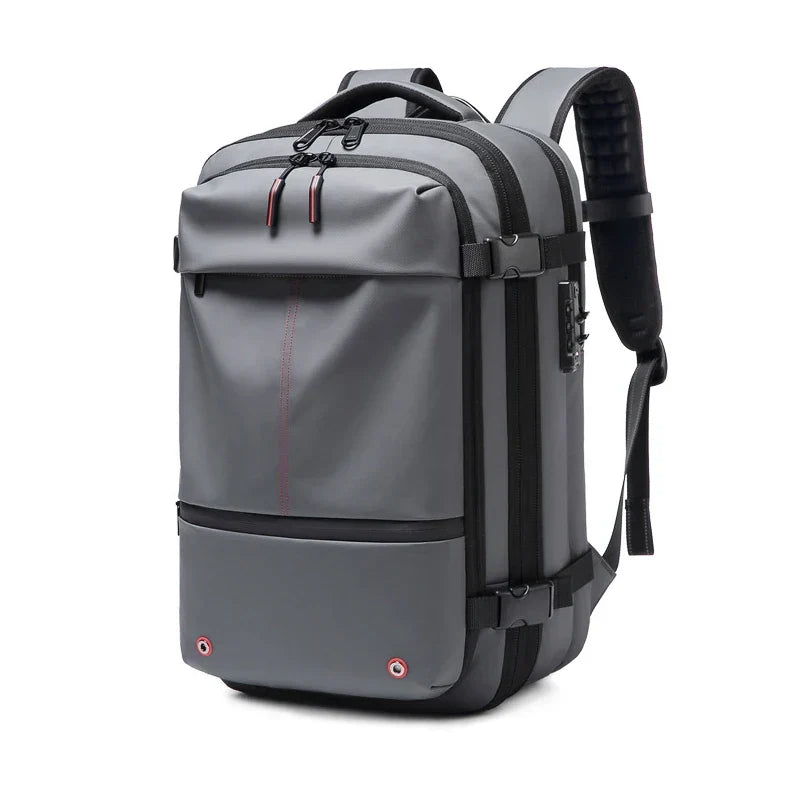 PackFlex vacuum compression travel backpack