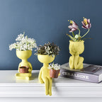 Abstract Human Figure Plant Pot Decor - Cartnoova