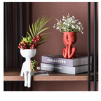 Abstract Human Figure Plant Pot Decor - Cartnoova