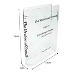 AcrylFlora™ - Unique Clear Book Flower Vase - Cartnoova
