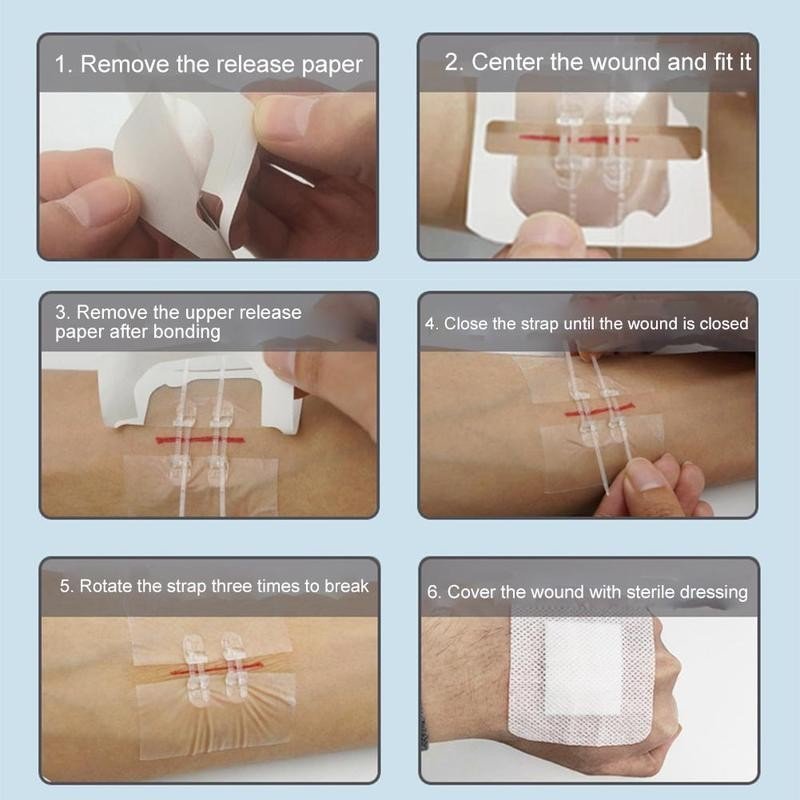 AdhesiveZipper ™ - Zipper Band First-Aid Kit - Cartnoova